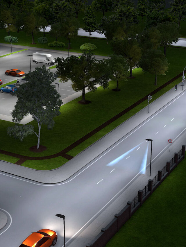 Smart lighting for buildings and surroundings